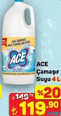 ACE ÇAMAŞIR SUYU 4 L